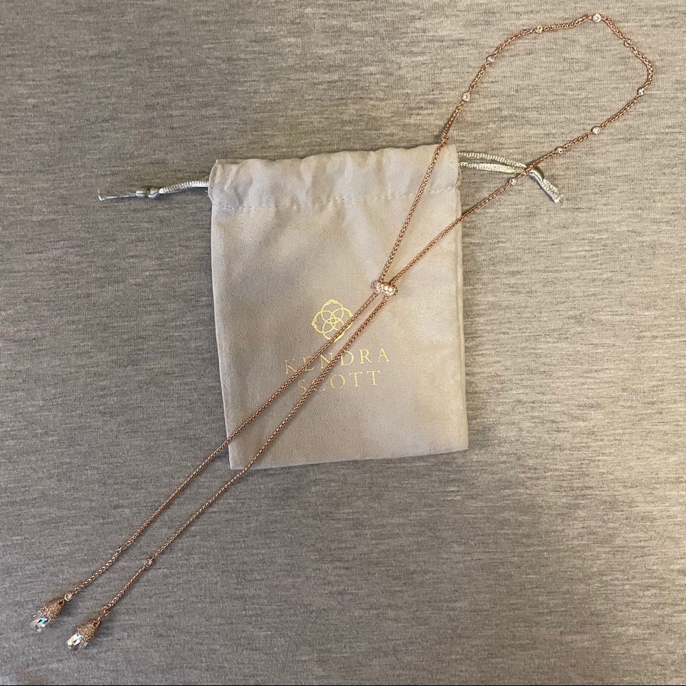 SOLD Kendra Scott Rose Gold Sivan Choker Necklace - Picture 6 of 6